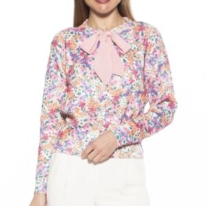 Alexia Admor Calix Floral Cardigan Size Large NWT!